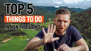 5 Things To Do in NAN THAILAND | Ancient Salt Wells Khao Soi Noodles 🍜 and MORE