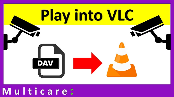 How to play dav file into vlc player