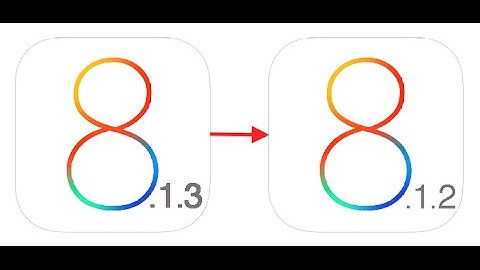 How to downgrade from iOS 8.1.3 to iOS 8.1.2 EASY STEP