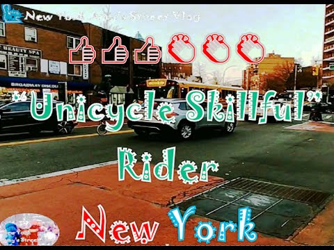 0042.Unicycle Skillful Rider 👍👍👍👏👏👏 New York 20240815 - YouTube