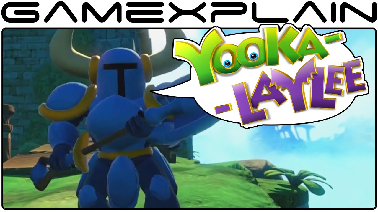 Shovel Knight in YookaLaylee Reveal Trailer Discussion YouTube