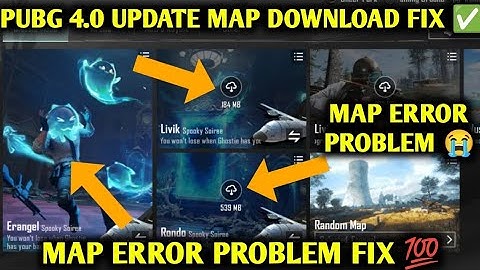 PUBG 4.0 Map Download Problem | How To Fix Maps Download Error In Pubg 4.0 Update | Pubg Map Fix
