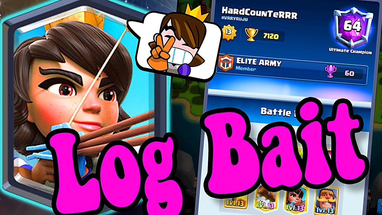 Log bait vs Hard Counter Decks 🏆 Best Log Bait Deck in Clash Royale