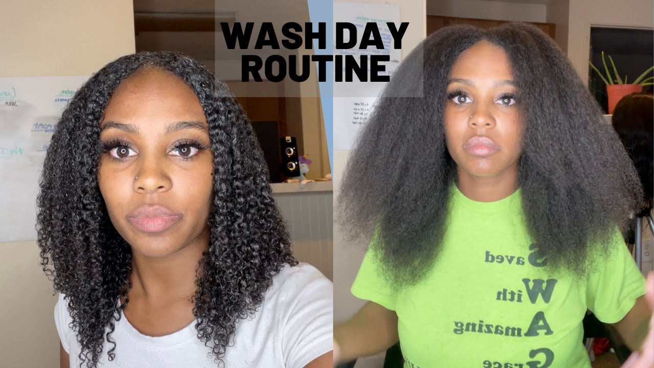 Step By Step Wash Day Routine - YouTube