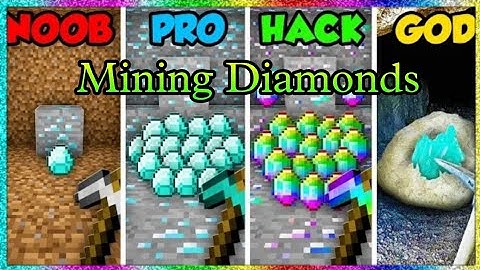 Noob vs pro vs hacker vs God | Finding diamonds #shorts #shortsfeed #youtubeshorts #minecraft #viral