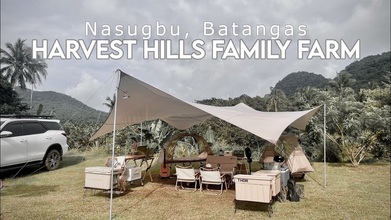 Harvest Hills Family Farm | Hilltop Camping | Vidalido Cot Tent | Naturehike Cloud Moraine Awning