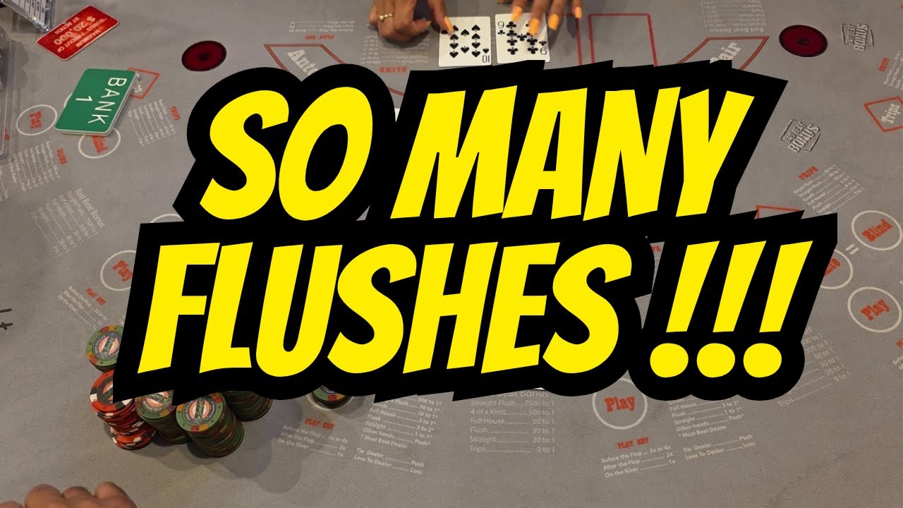 Ultimate Texas Hold 'Em!!! SO MANY FLUSHES!!!