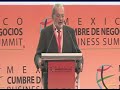 Conferencia del Ing. Carlos Slim en México Cumbre de Negocios 2018.