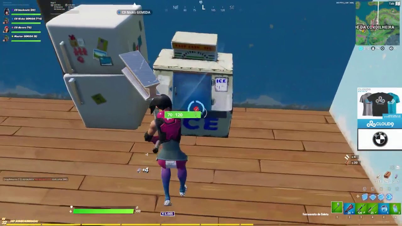 COMPILADO DO DIA EM FORTNITE 