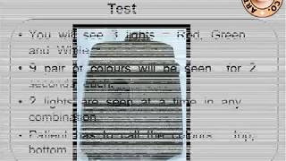 Lantern test for colorblindness - Simulator of Lantern test but Ishihara test is a confirmatory test