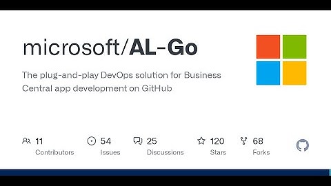 AL-Go for GitHub with D365 Business Central