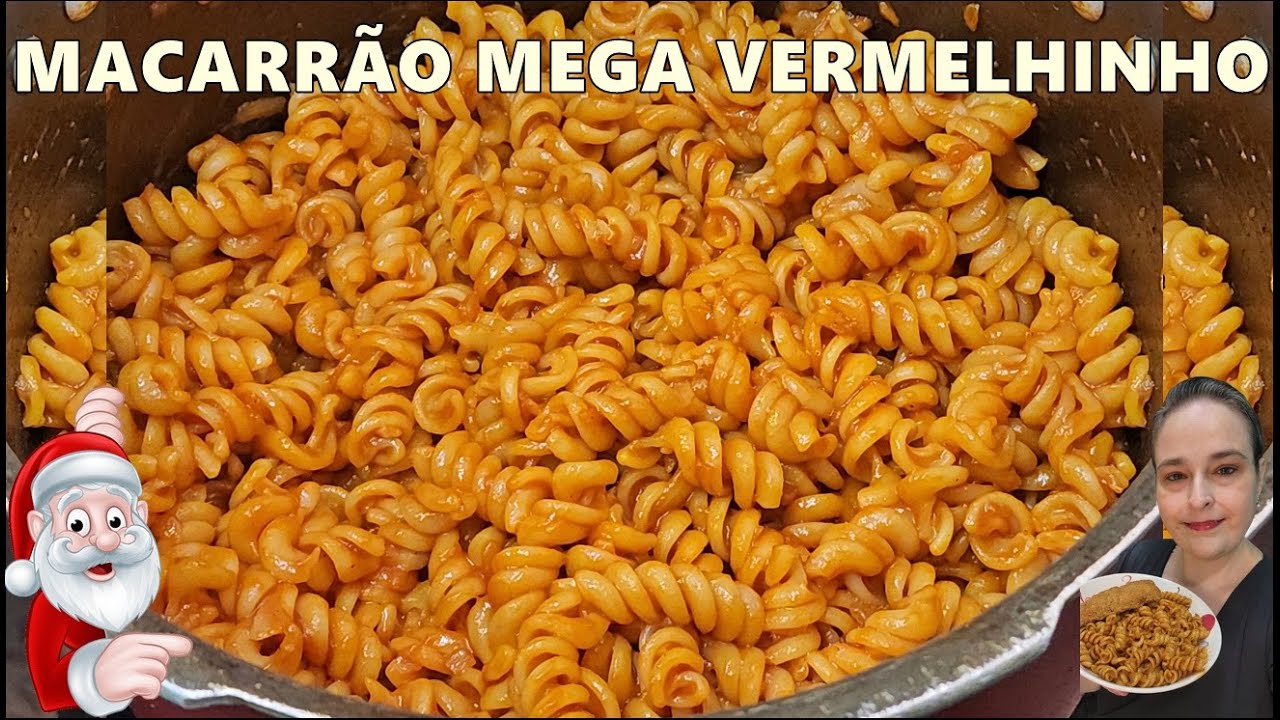 MACARRÃO MEGA VERMELHINHO QUE FAZ SUCESSO - TODAS AS DICAS DE COMO DEIXAR SEU MACARRÃO BEM VERMELHO