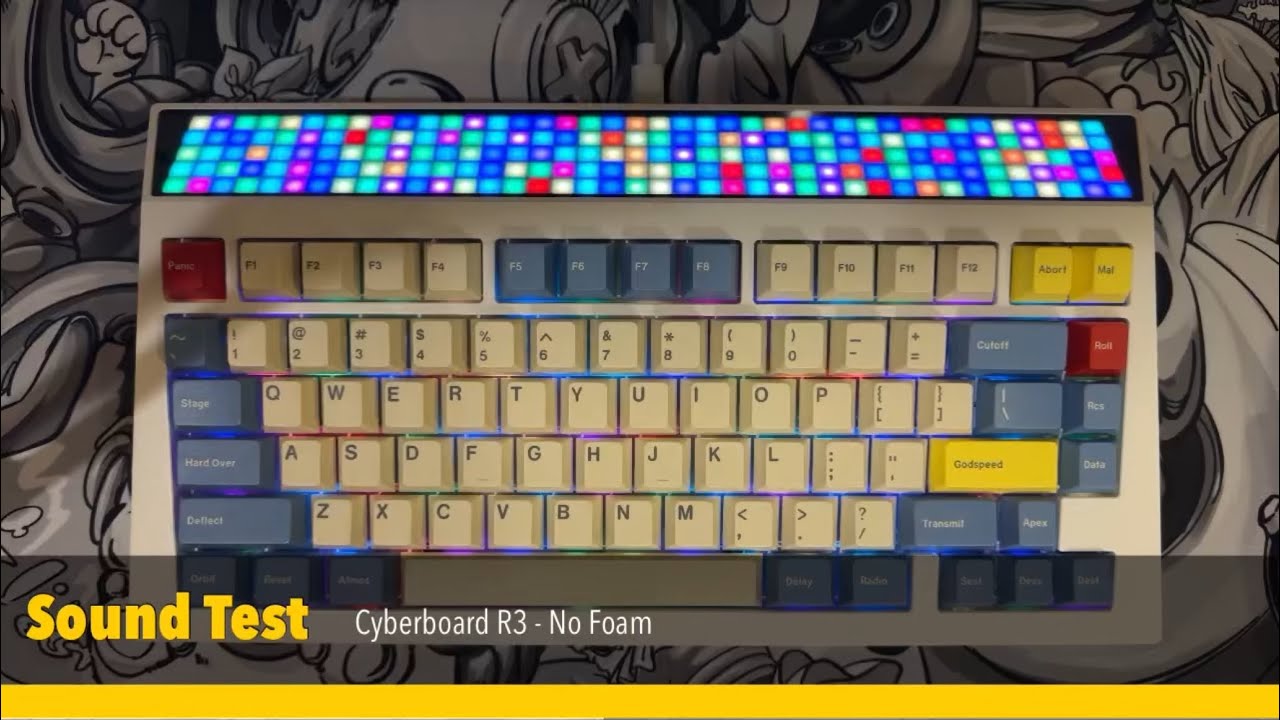 [Sound Test] Cyberboard R3 - No foam - YouTube