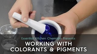 Working with Colorants and Pigments