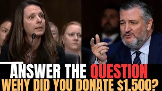 SHE COULDN'T ANSWER THE QUESTION! TED CRUZ PRESSURE NOMINEE!