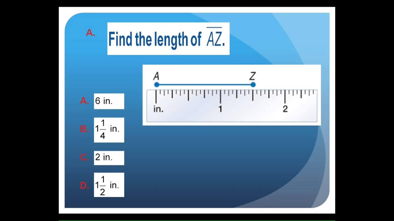 12 Geometry Linear Measurement Precision YouTube