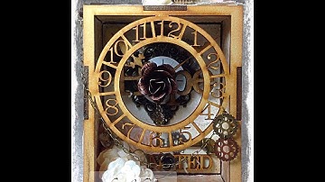 Mixed Media Wood Shadow Box GDT project for SaCrafters