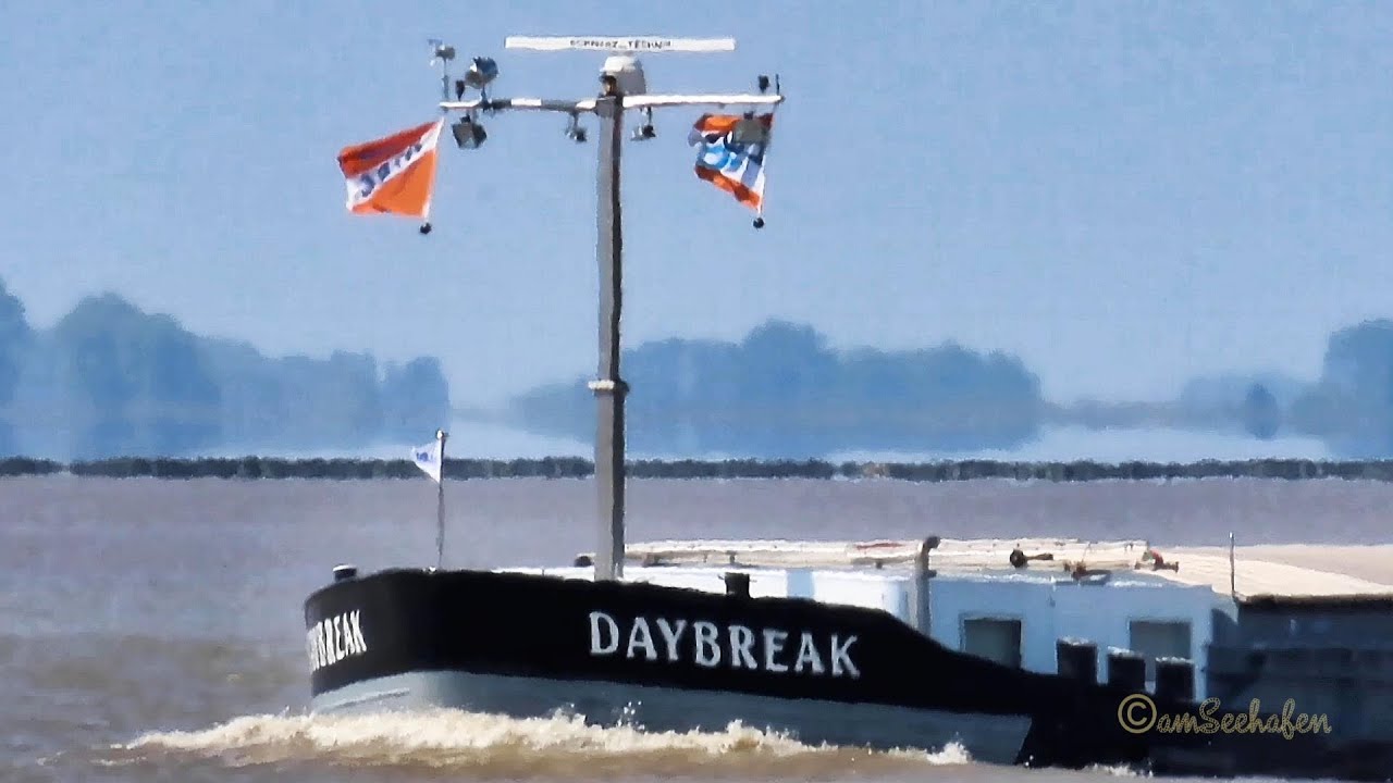 GMS DAYBREAK Binnenschiff inland cargo ship Emden PD3027 MMSI 244670935 BJ 1965