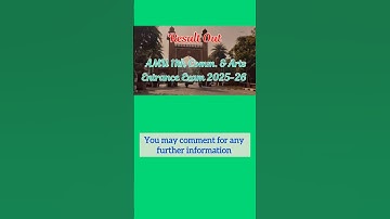 AMU 11th Entrance Result 2025 Declared! | Arts, Commerce, Humanities | Check Now | #amuresult2025