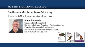 Lesson 207 - Iterative Architecture