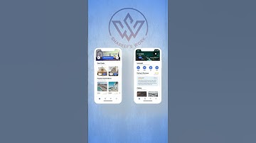 UI design Instagram reels of Travel Application