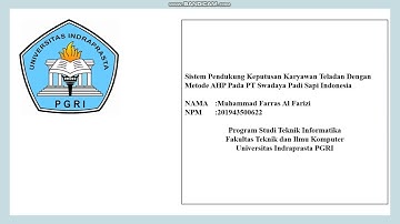 DEMO PROGRAM TUGAS AKHIR|MUHAMMAD FARRAS AL FARIZI|201943500622|TEKNIK INFORMATIKA|UNINDRA