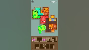 Block Puzzle Cats 😤 Stage 47 👜 Gameplay Walkthrough 🥜 #blockpuzzle #puzzlecats  #cats #gameplay