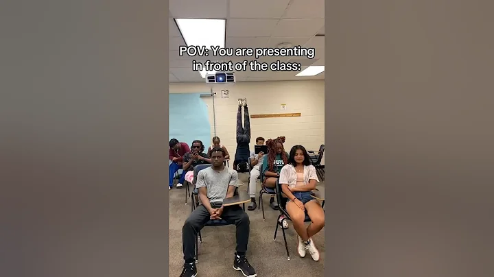 POV: you are presenting in front of the class￼🤨#shorts