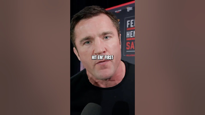 Chael Sonnen: You Always Have to Hit First ! #mma #shorts