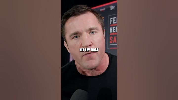 Chael Sonnen: You Always Have to Hit First ! #mma #shorts