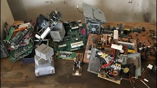 Scrapping circuit boards for copper, aluminum, gold, other metals. A beginner