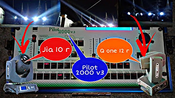 Pilot 2000 v3 me 10r aur 12r ko Aksath Kase control kare !! #dmxcontrol #pilot2000 #light #trending