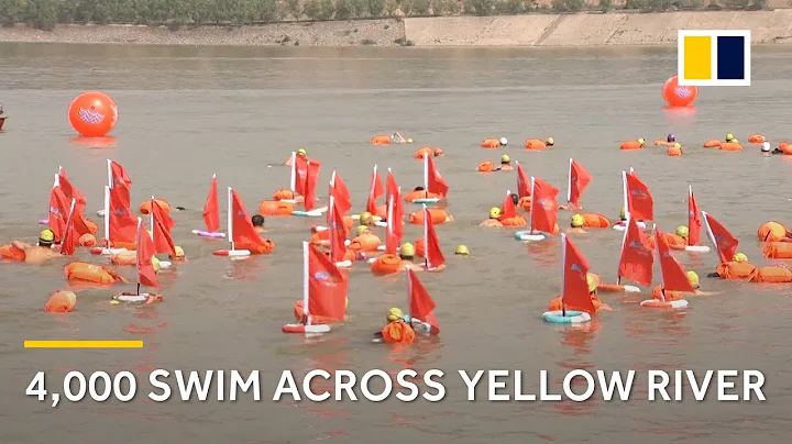 Nearly 4,000 swim across Yellow River in central China’s Henan province - DayDayNews