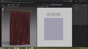 Making of Curtains in Marvelous Designer 3 - عمل ستائر ثري دي