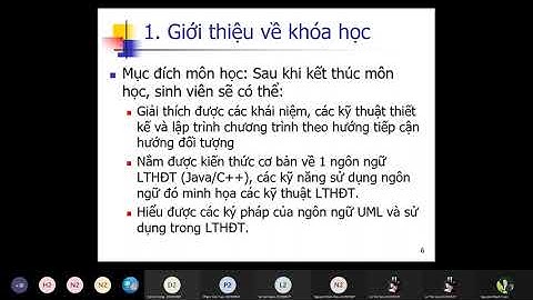Lập trình hướng đối tượng P1