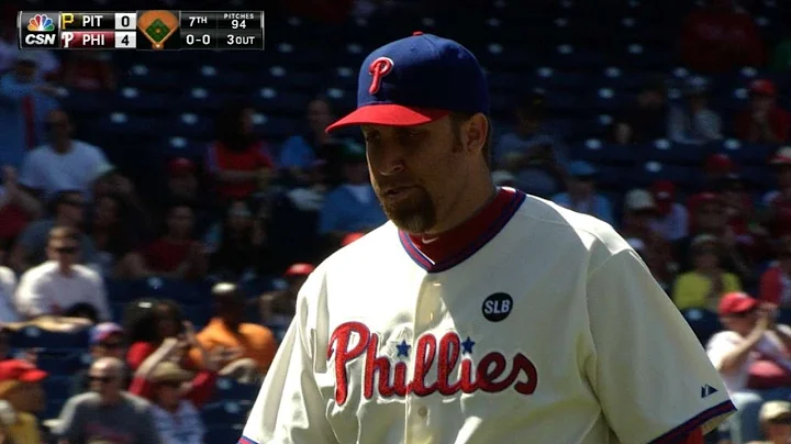 PIT@PHI: Harang holds Pirates scoreless over eight