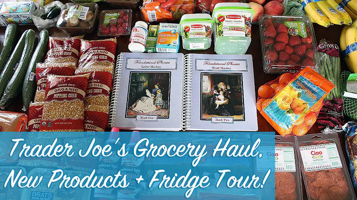 Large Family Grocery Haul: Trader Joe's Haul | Meijer | Jewel | NEW Products | Homeschool Curriculum