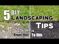 5 cheap  easy diy landscaping tips  ideas plus bonus tips 