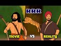 Rrr movie vs reality  part 3  jr ntr  ram charan  ss rajamouli  funny movie spoof  mv creation