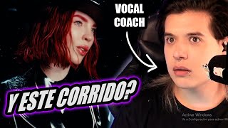 Belinda \& Natanael Cano - 300 Noches | Reaccion Vocal Coach | Ema Arias