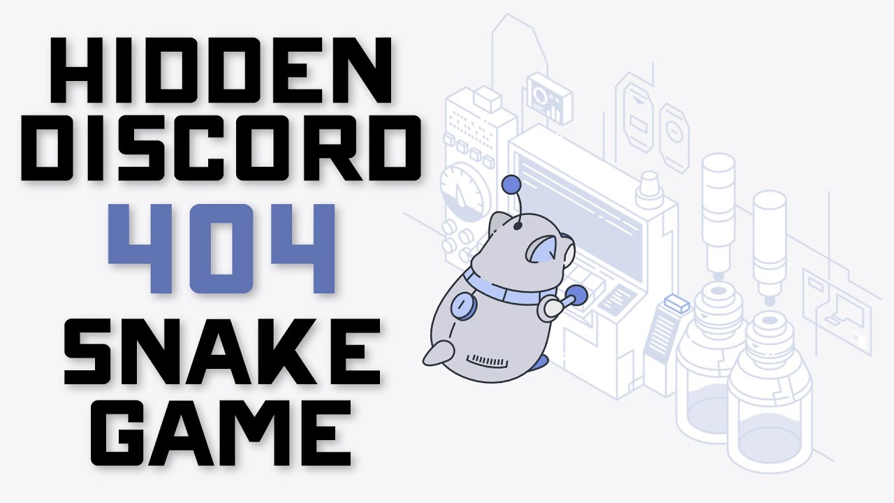 How to Play the HIDDEN Discord 404 Snake Game (Discord Secrets) 