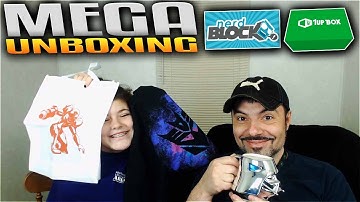 January Double Unboxing - 1up Box Energy Theme & Nerd Block Arcade Star Wars!