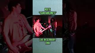 NOFX - "S&M Airlines" live in Germany (1990) #nofx #punkrock #90spunk #fatwreckchords