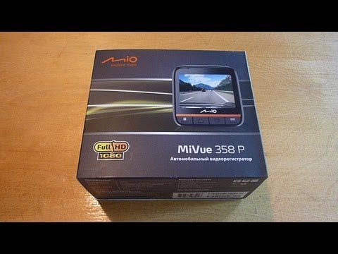 Mio MiVue 358P видеорегистратор (обзор комплектации)
