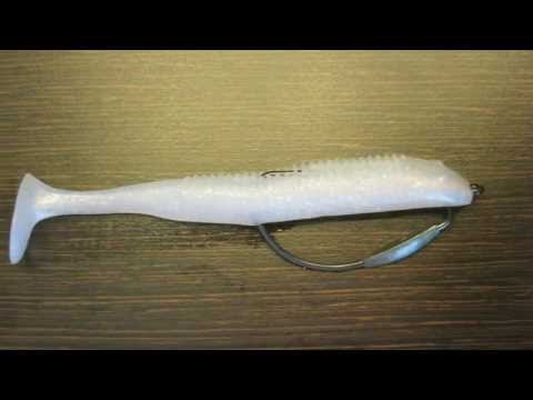 How to Rig A Worm Hook with Soft Plastic 
