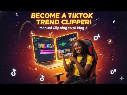 Go Viral Fast How To Become A TikTok Trend Clipper Using AI Manual Editing Tutorial