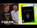 Conan O'Brien Reviews "Skyrim" - Clueless Gamer - CONAN on TBS