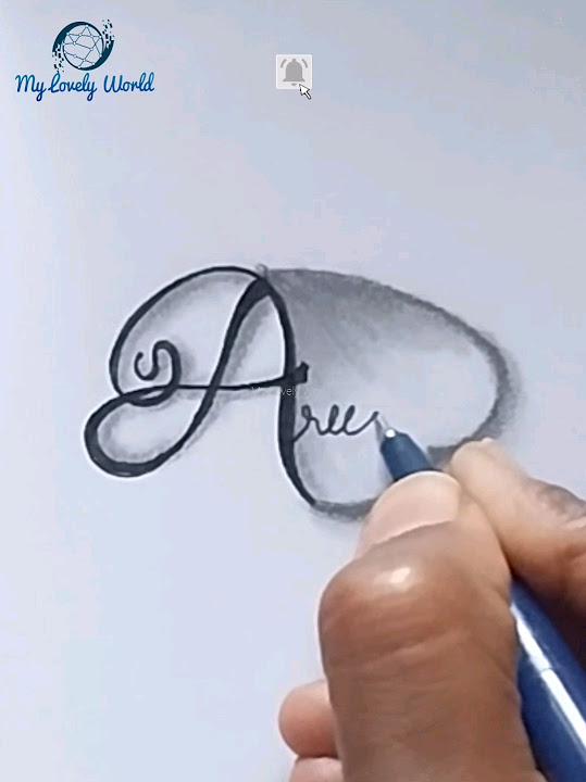 Name Decoration Ideas Drawing arudhra lettering calligraphy shorts maths-border-designs-maths-project-file-decoration-assignment