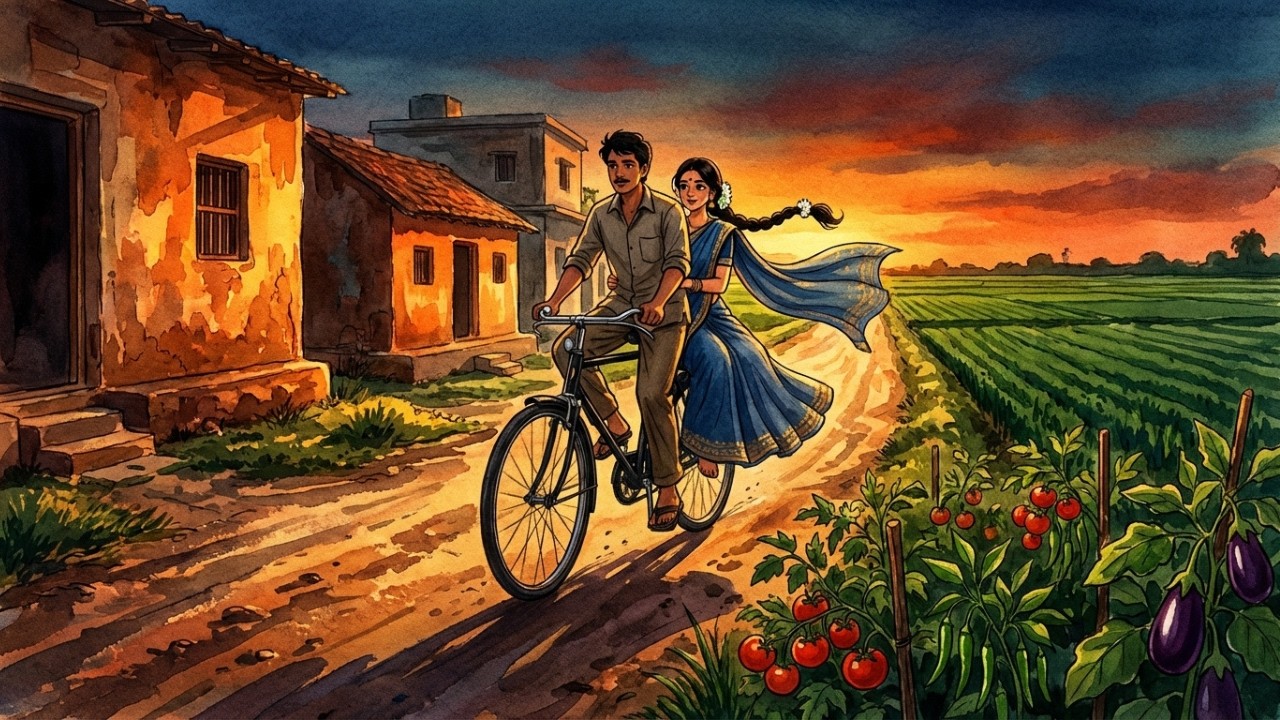 Traditional Village Life | A 90s Indian Routine (Ghibli ASMR)