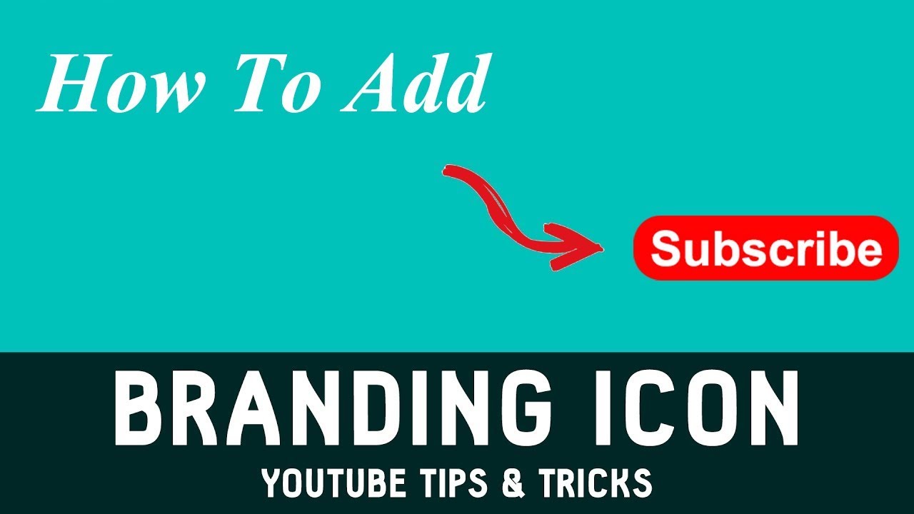 how to create youtube branding watermark for your channel || HomeVision ...